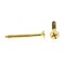 Prime-Line Wood Screw, Flat Head, Phillips Drive No. 14 X 2in Solid Brass 20PK 9036572 - alternate 3